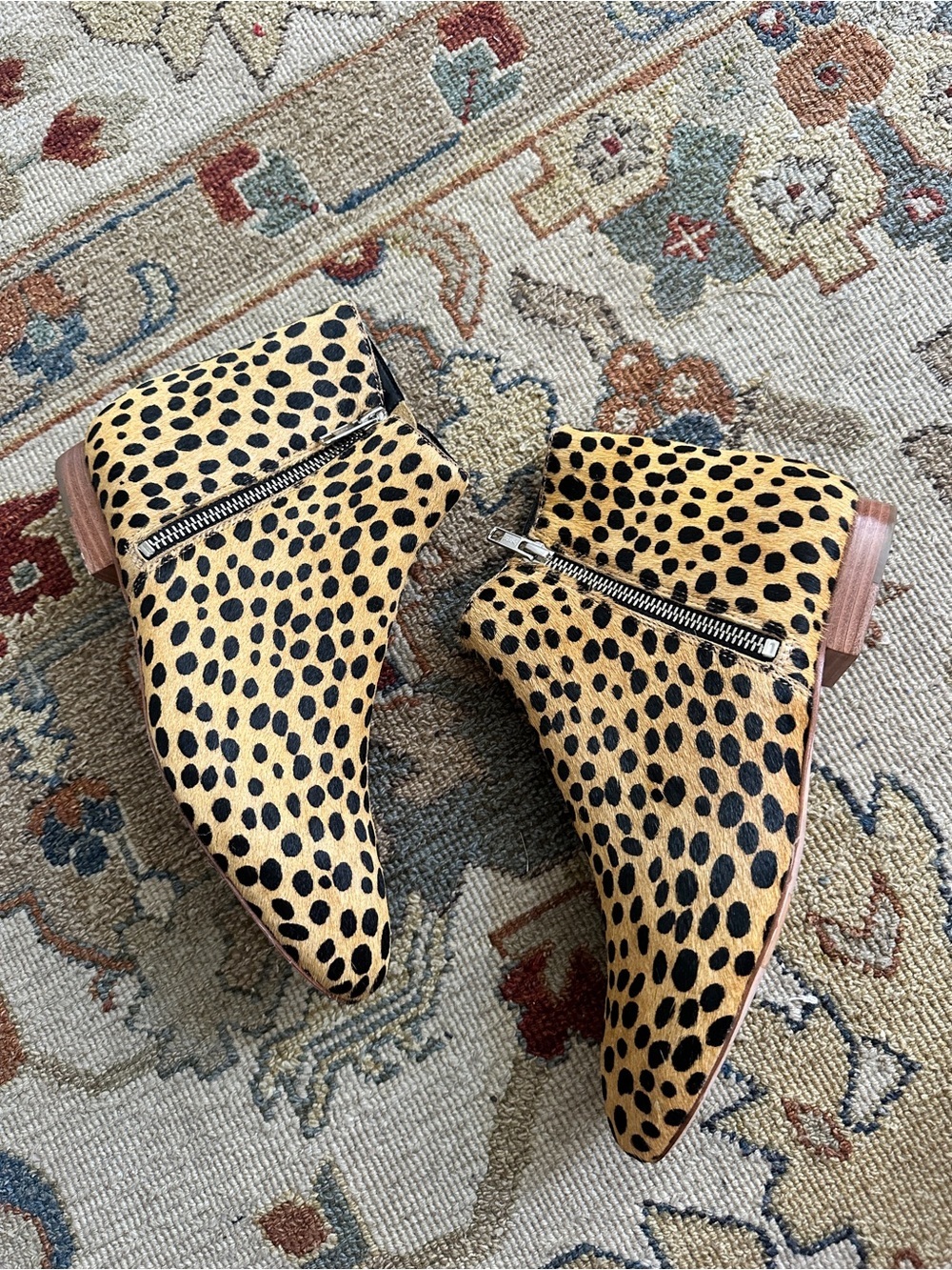Loeffler Randall Astrid Calf Hair Booties sz 8